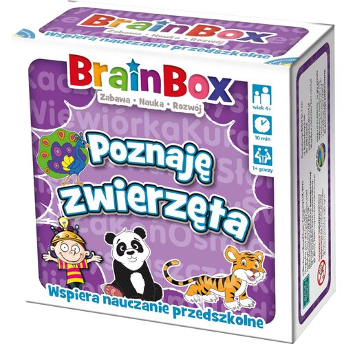 Gra karciana REBEL BrainBox Poznaję zwierzęta