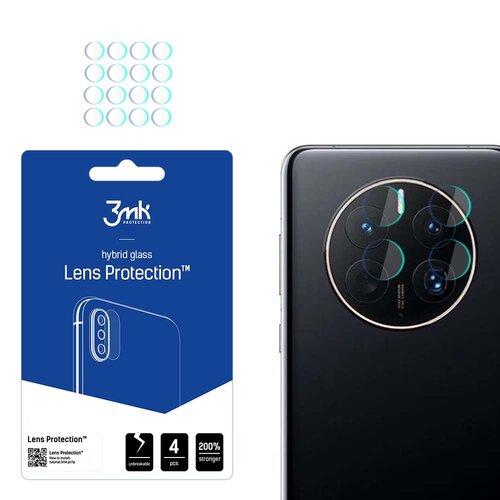 Szkło hybrydowe na obiektyw 3MK Lens Protection do Huawei Mate 50 Pro