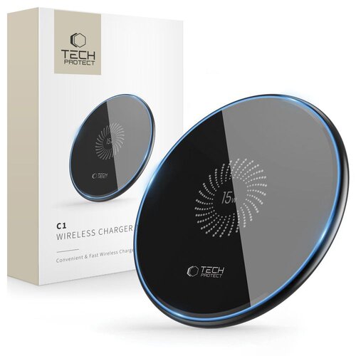 Ładowarka indukcyjna TECH-PROTECT QI15W-C1 15W Czarny