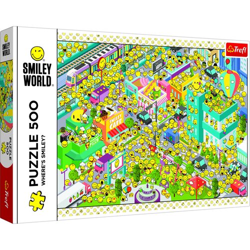 Puzzle TREFL Smiley World Gdzie jest Smiley 37429 (500 elementów)
