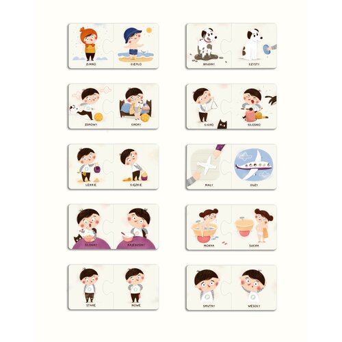 Puzzle NASZA KSIĘGARNIA Pucio Przeciwieństwa (20 elementów)