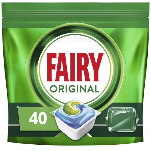 Kapsułki do zmywarek FAIRY All in One Original Green - 40 szt.