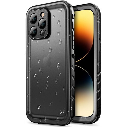 Etui wodoodporne TECH-PROTECT ShellBox IP68 do Apple iPhone 14 Pro Max Czarny
