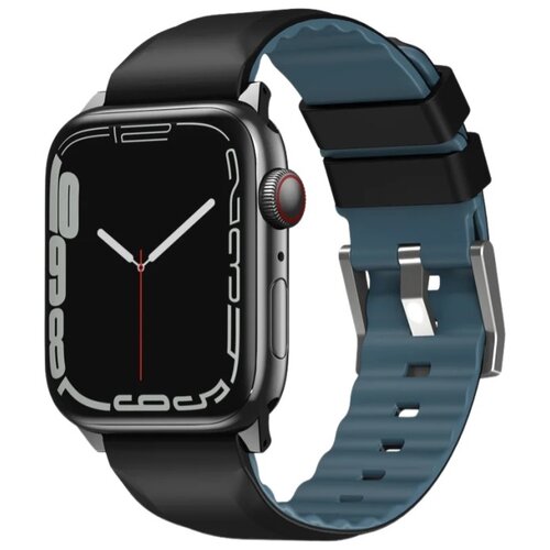 Pasek UNIQ Linus Airosoft Silicone do Apple Watch Series (38/40/41mm) Czarny