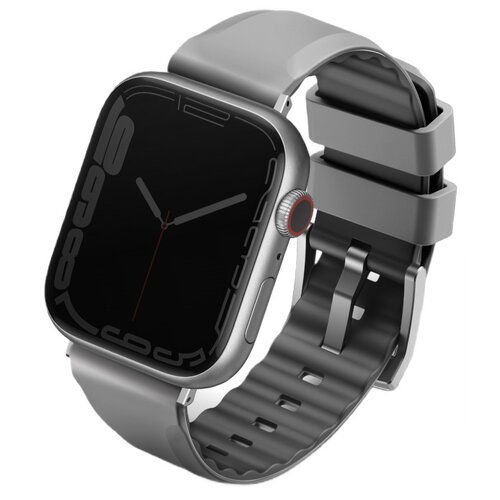 Pasek UNIQ Linus Airosoft Silicone do Apple Watch Series (38/40/41mm) Szary