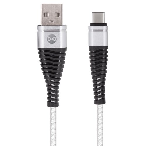 Kabel USB - USB-C FOREVER Shark 2A 1 m Biały