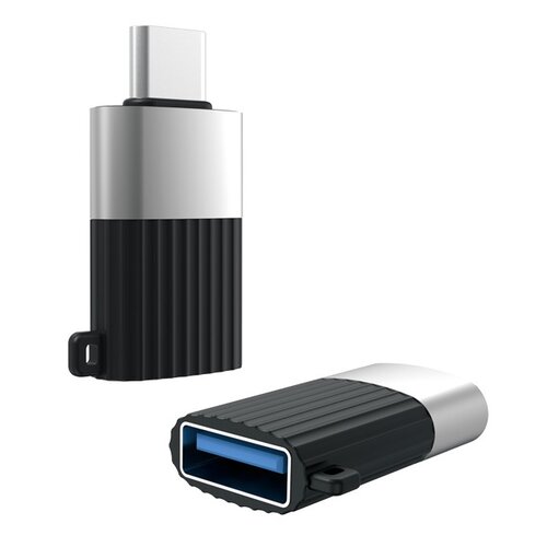 Adapter Micro USB - USB Typ C XO NB149-F Czarny