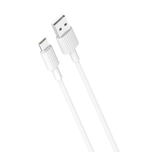 Kabel USB - USB-C XO NB156 2.4A 1 m Biały