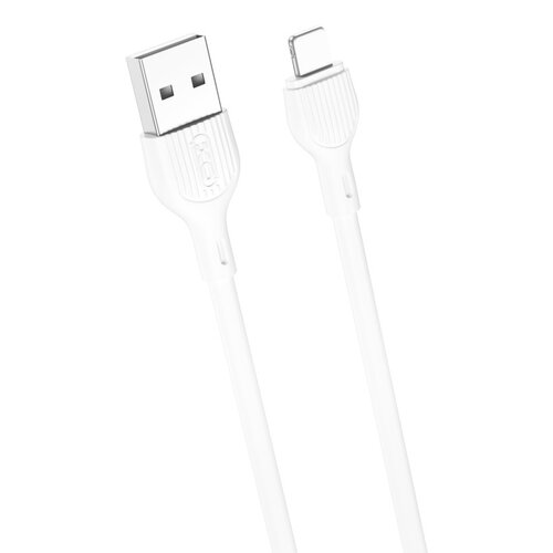 Kabel USB - Lightning XO NB200 2.1A 1 m Biały