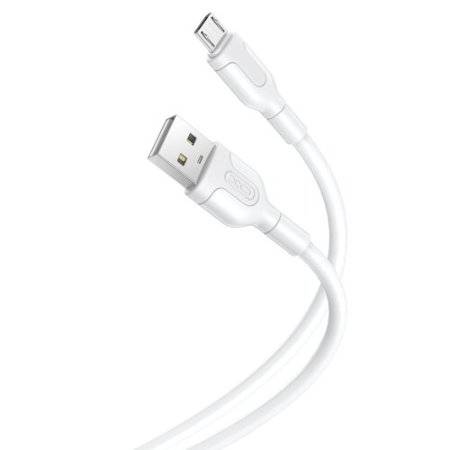 Kabel USB - microUSB XO NB212 2.1A 1 m Biały