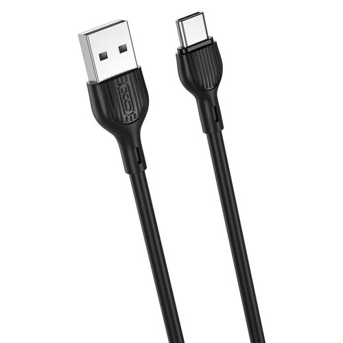 Kabel USB - USB-C XO NB200 2.1A 1 m Czarny