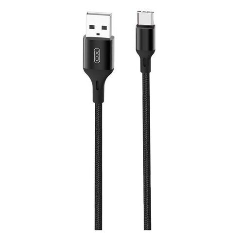 Kabel USB - USB-C XO NB143 2.4A 2 m Czarny