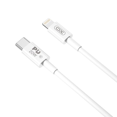 Kabel USB-C - Lightning XO NB-Q189A 20W 1 m Biały