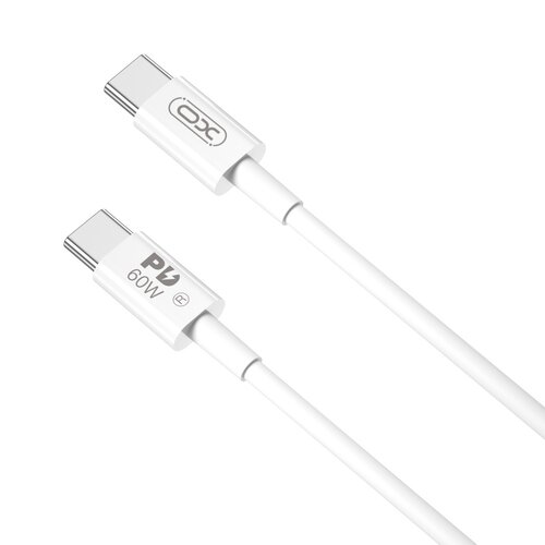 Kabel USB-C - USB-C XO NB-Q190B 60W 2 m Biały