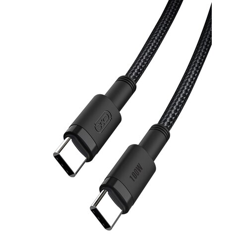 Kabel USB-C - USB-C XO NB-Q199 PD 100W 1.5 m Czarny