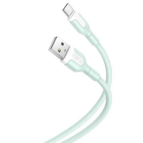 Kabel USB - USB-C XO NB212 2.1A 1 m Zielony