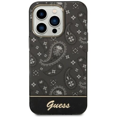 Etui GUESS Bandana Paisley do Apple iPhone 14 Pro Max Czarny