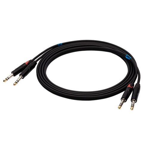 Kabel SSQ JSJS5 2 x Jack stereo 6.3 mm - 2 x Jack stereo 6.3 mm 5 m