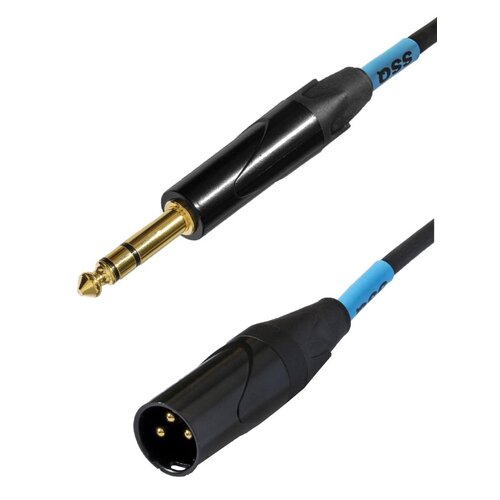 Kabel SSQ JSXM10 Jack stereo 6.3 mm - XLR męski 10 m
