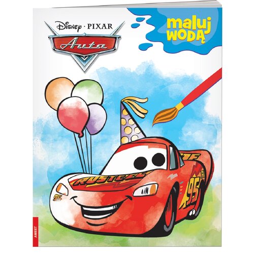 Kolorowanka Disney Pixar Auta Maluj wodą MW-9114 (miękka okładka)