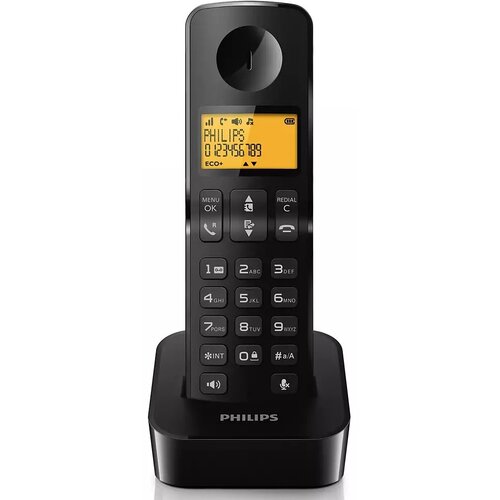 Telefon bezprzewodowy PHILPIS D2601 Czarny