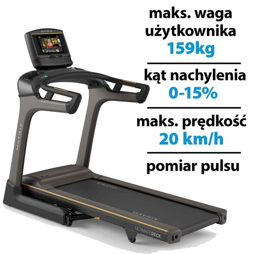 Bieżnia elektryczna MATRIX TF30XER 2423W 20km/h