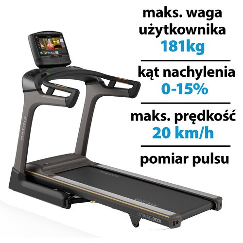Bieżnia elektryczna MATRIX TF50XIR-03 2423W 20km/h