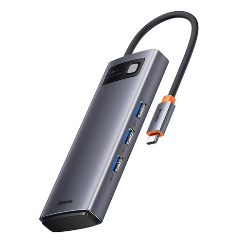 Hub BASEUS Metal Gleam WKWG030213 USB Typu C, Pasywny