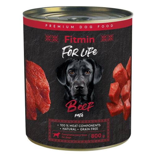 Karma dla psa FITMIN For Life Wołowina 800 g