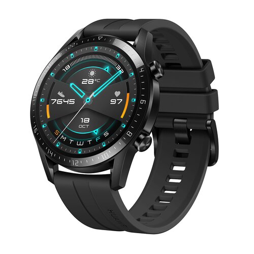 Smartwatch HUAWEI Watch GT 2 Sport 46mm Czarny + Zabezpieczenie ekranu