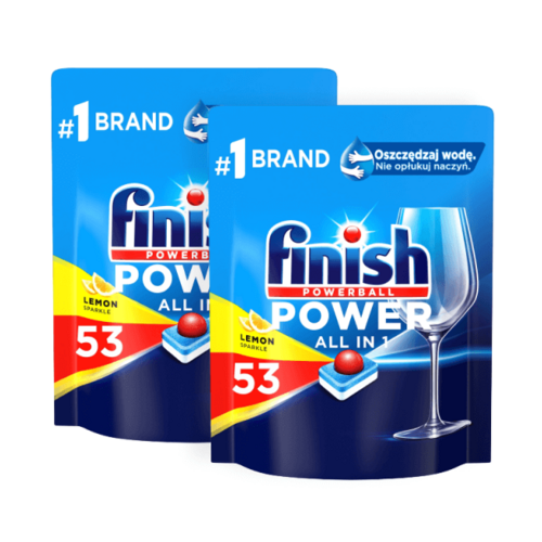 Tabletki do zmywarek FINISH Powerball Power All in 1 Lemon - 106 szt.