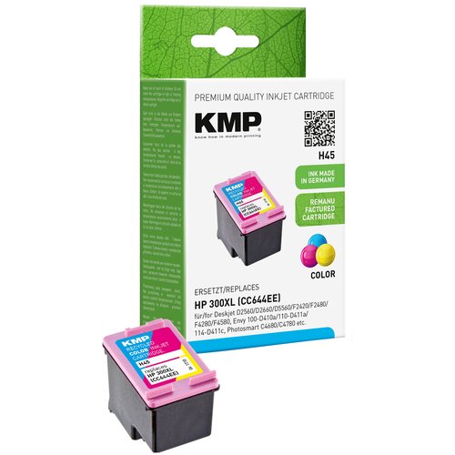 Tusz KMP do HP 300XL/CC644AE Kolorowy 18 ml 1710,4440