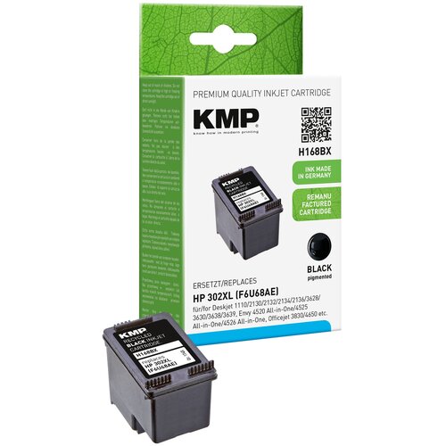 Tusz KMP do HP 302XL/F6U68AE Czarny 15 ml 1745,4001