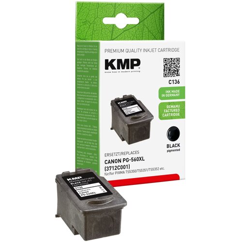 Tusz KMP do Canon PG560XL 3712C001 Czarny 15 ml 1581 4001