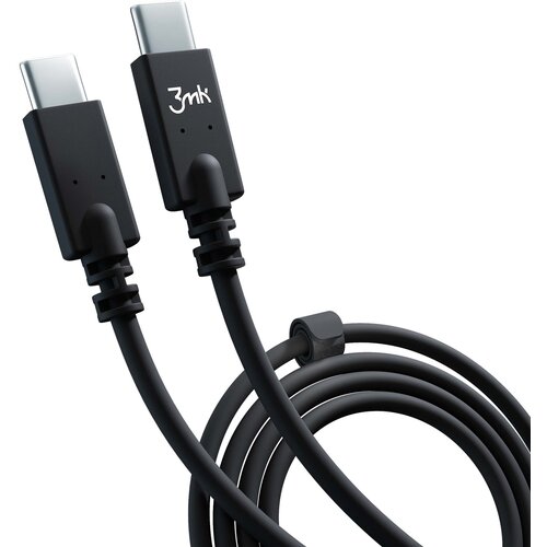Kabel USB-C - USB-C 3MK Hyper Cable 100W 1 m Czarny