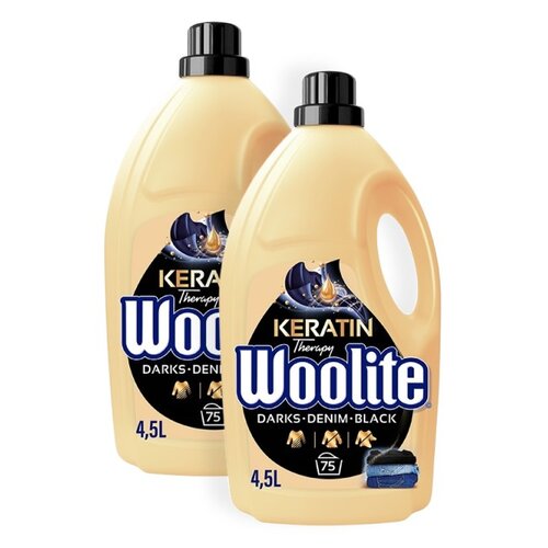 Płyn do prania WOOLITE Keratin Therapy Czarny 2 x 4500 ml