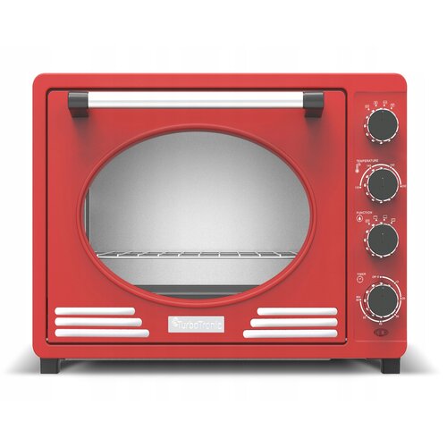 Piekarnik TURBOTRONIC Retro TT-EV35R Czerwony