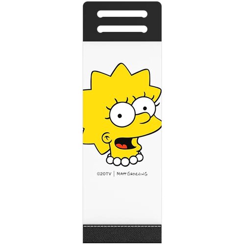 Pasek SAMSUNG do Silicone Cover do Z Flip 4 Simpsons Żółty