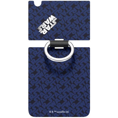 Wkładka SAMSUNG do etui Clear Cover z pierścieniem do Galaxy Z Flip 4 Star Wars Zielony