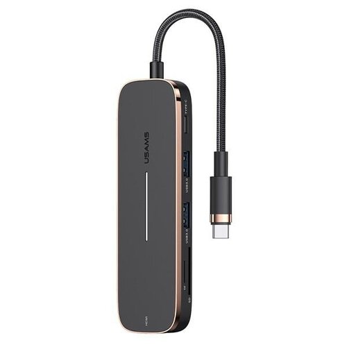 Stacja dokująca USAMS SJ575HUB01 USB Typu C Czarny