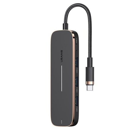 Stacja dokująca USAMS SJ578HUB01 USB Typu C Czarny