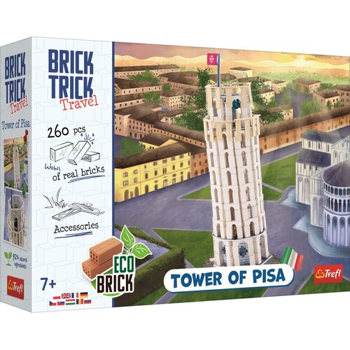 Klocki konstrukcyjne TREFL Brick Trick Travel Krzywa wieża w Pizie 61610