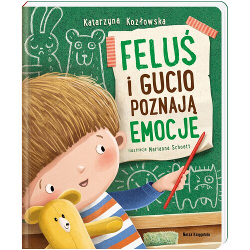 Książka Feluś i Gucio poznają emocje Katarzyna Kozłowska (twarda okładka)
