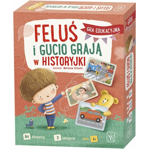 Gra edukacyjna NASZA KSIĘGARNIA Feluś i Gucio grają w historyjki