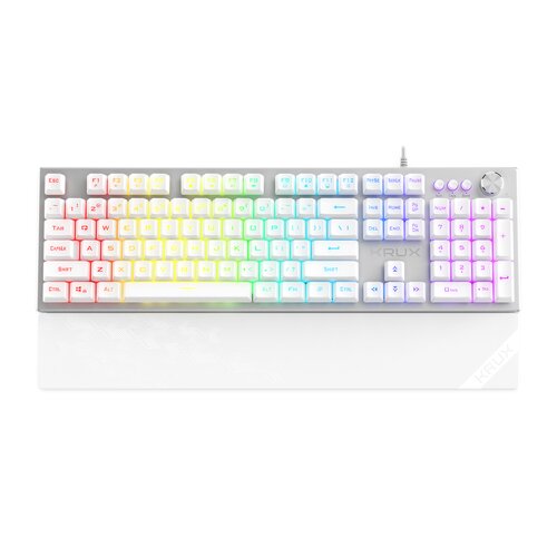 Klawiatura KRUX Frost Silver RGB