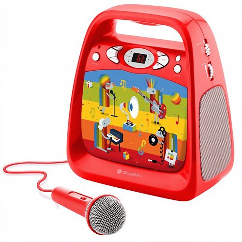 Odtwarzacz MP3 GOGEN DeckoKaraoke Czerwony