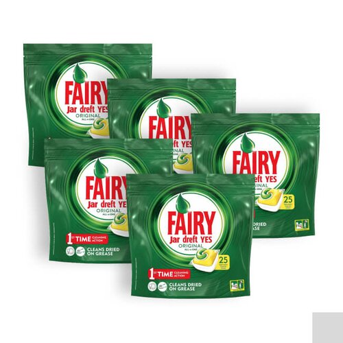 Kapsułki do zmywarek FAIRY Original All in One Lemon - 125 szt.
