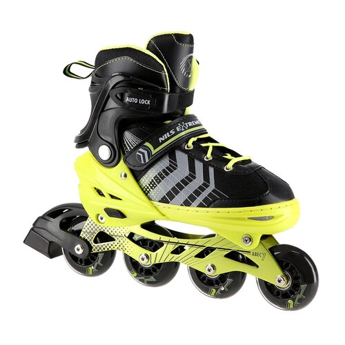 Łyżworolki NILS EXTREME NH18192 4w1 (rozmiar 29-33) Czarno-zielony