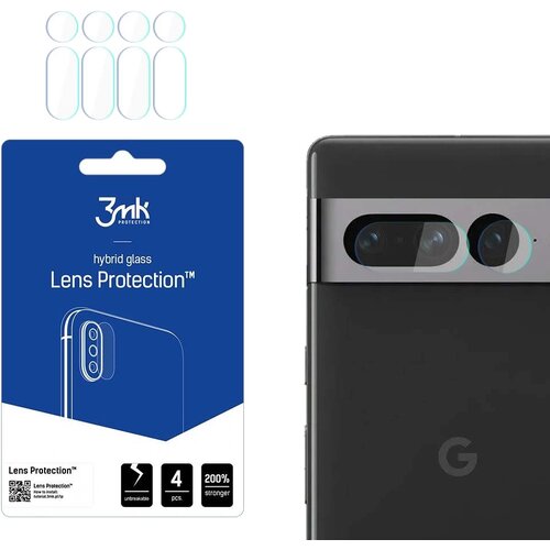 Szkło hybrydowe na obiektyw 3MK Lens Protection do Google Pixel 7 Pro