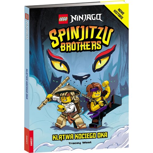 Książka LEGO Ninjago Spinjitzu Brothers Klątwa Kociego Oka LBWS-6701